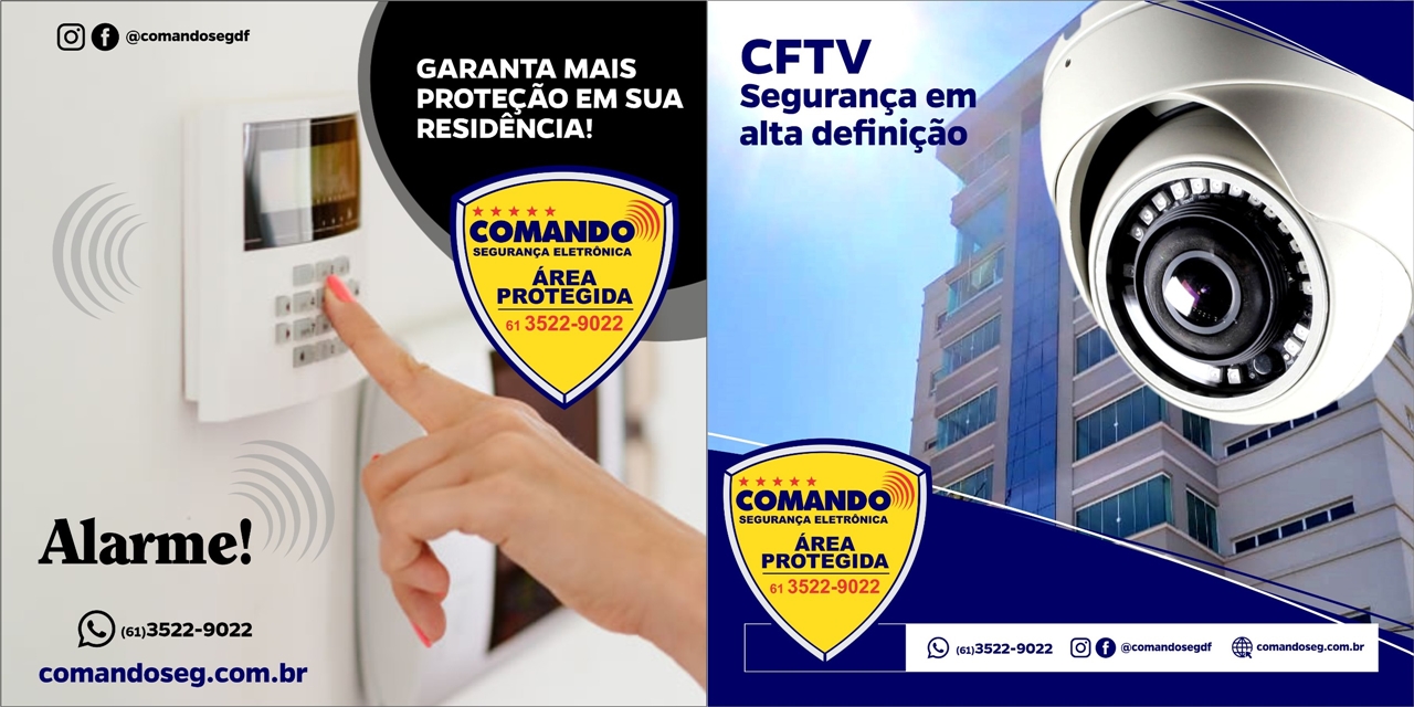 Panfleto Flyer - Segurança Eletrônica CFTV Alarme #03